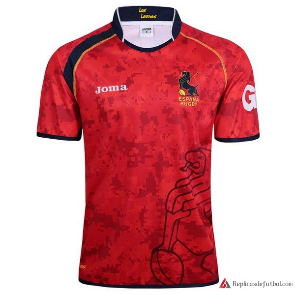 Camiseta España Primera equipación 2017-2018 Rojo Rugby